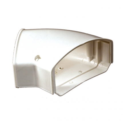 COVER GUARD 4.5" 45 DEG. ELL WHITE